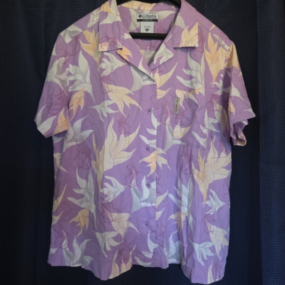 Columbia Womens Tropical Fish Shirt - Picture 1 of 7
